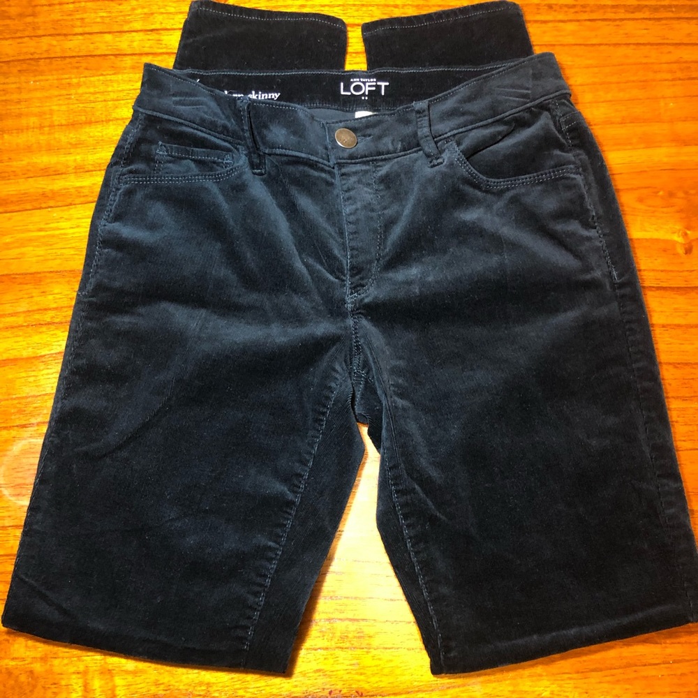 Loft Ann Taylor factory modern skinny corduroy